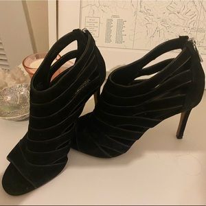 Michael Kors Leather Harper Open Toe Sandal